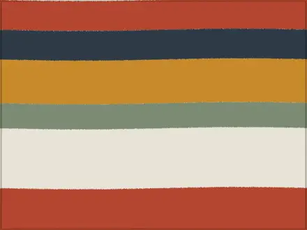 Colour Field I - Ochre and Vermilion